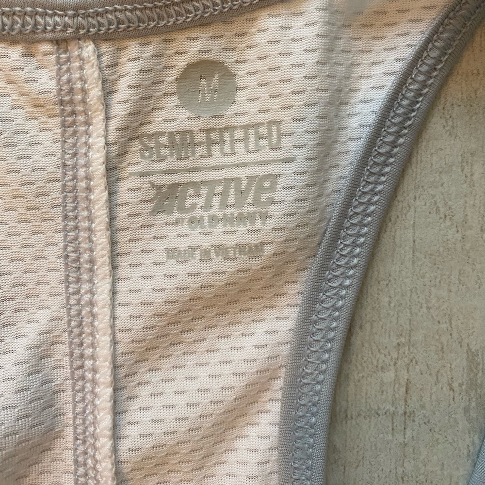 3/$20 White athletic top - Picture 2 of 5